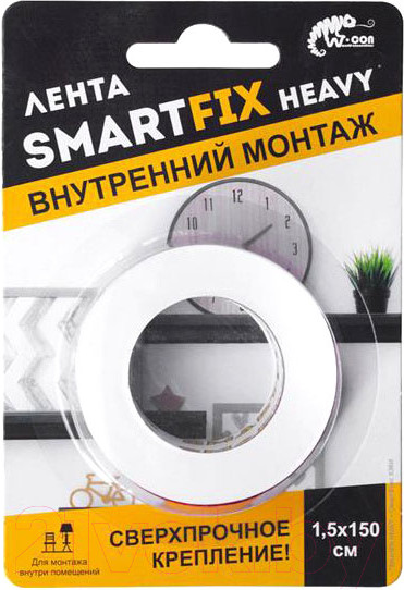 Изображение товара Скотч двухсторонний SmartFix Heavy SFV1515T