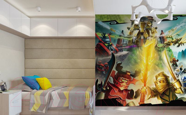 Изображение товара Фотообои листовые Citydecor Ниндзяго Навстречу приключениям 2 (200x260)