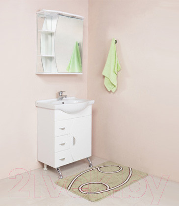 Изображение товара Тумба с умывальником Onika Луна 60.106 106005 + Селигер 1WH110268