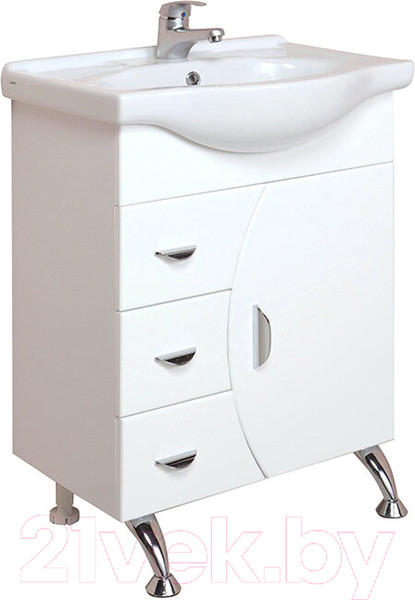 Изображение товара Тумба с умывальником Onika Луна 60.106 106005 + Селигер 1WH110268