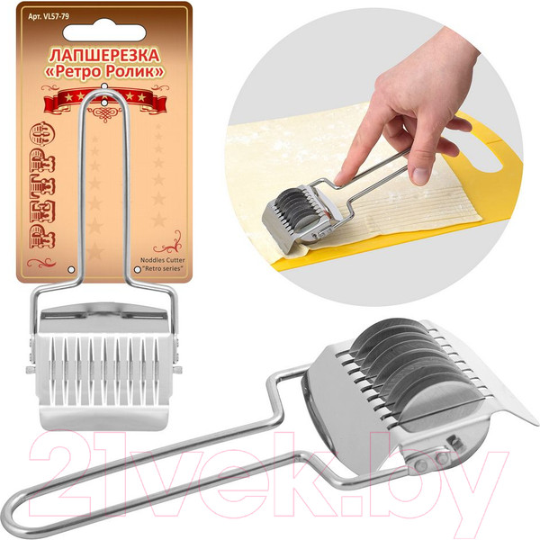 Изображение товара Лапшерезка ручная Мультидом Ретро Ролик / VL57-79