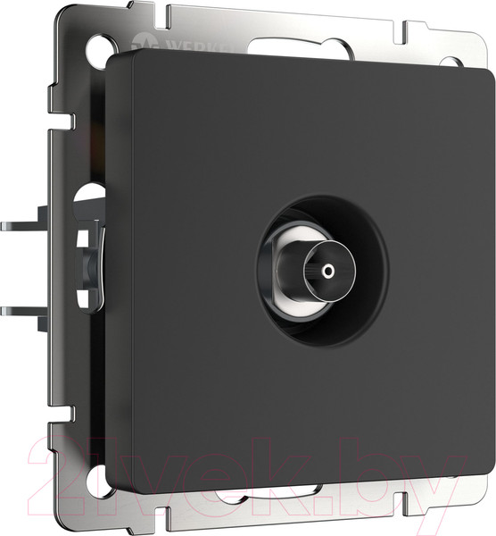 Изображение товара Розетка Werkel W1183008 / a051612 (черный матовый)