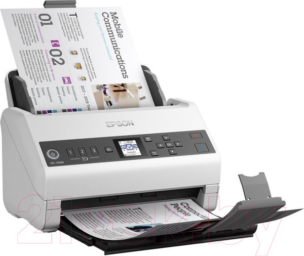 Изображение товара Протяжный сканер Epson WorkForce DS-730N / B11B259401
