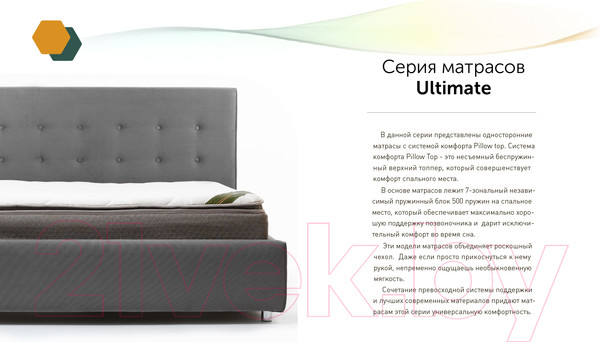 Изображение товара Матрас Natura Vera Ultimate Aloe Top 180x190