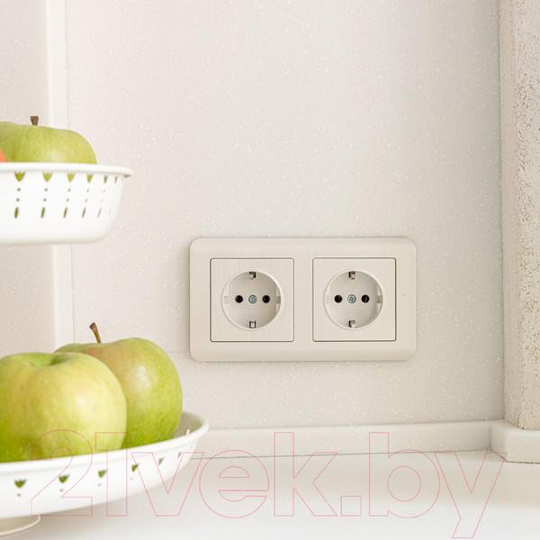 Изображение товара Розетка Werkel W1171113 / a051188 (перламутровый рифленый)