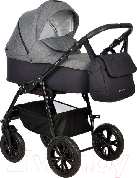 Изображение товара Детская универсальная коляска INDIGO Charlotte Sity 2 в 1 (Cs 04, черный/темно-серый)