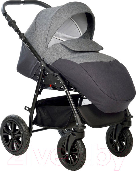Изображение товара Детская универсальная коляска INDIGO Charlotte Sity 2 в 1 (Cs 04, черный/темно-серый)