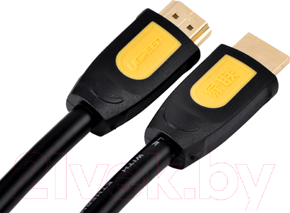 Изображение товара Кабель Ugreen HD101 / 10115 (1м, черный/желтый)