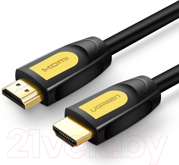 Изображение товара Кабель Ugreen HD101 / 10115 (1м, черный/желтый)