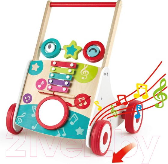 Изображение товара Ходунки-каталка Hape Музыкальный ходунок / E0383-HP