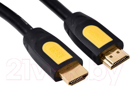 Изображение товара Кабель Ugreen HD101 / 10130 (3м, черный/желтый)