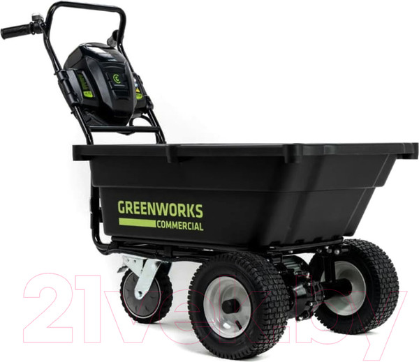 Изображение товара Тележка аккумуляторная садовая Greenworks 7400607 82В (без АКБ и ЗУ)