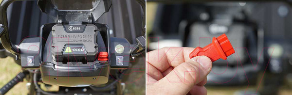 Изображение товара Тележка аккумуляторная садовая Greenworks 7400607 82В (без АКБ и ЗУ)