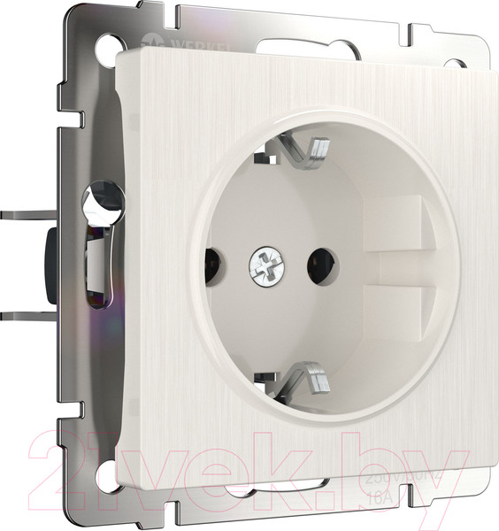 Изображение товара Розетка Werkel W1171013 / a051184 (перламутровый рифленый)