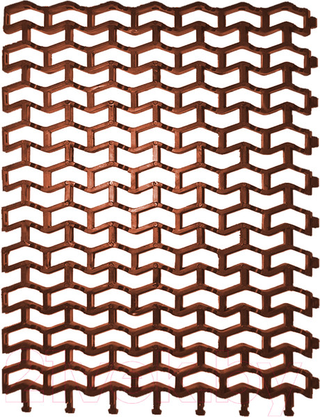 Изображение товара Коврик грязезащитный Пластизделие Пила 61х43 (коричневый)