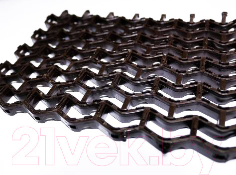 Изображение товара Коврик грязезащитный Пластизделие Пила 82х58 (коричневый)