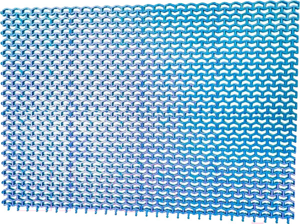 Изображение товара Коврик грязезащитный Пластизделие Пила мини 82х58 (синий)