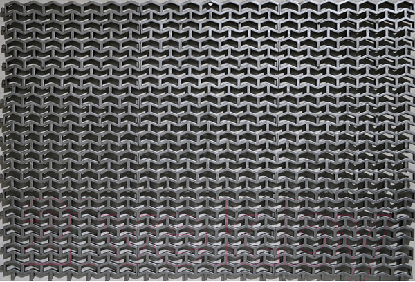 Изображение товара Коврик грязезащитный Пластизделие Пила мини 61х43 (серебристый)