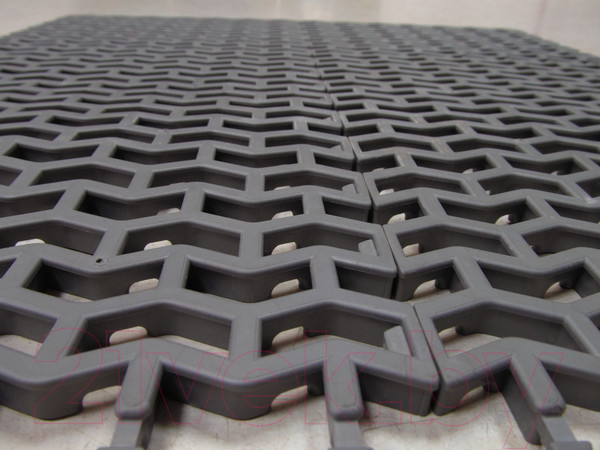 Изображение товара Коврик грязезащитный Пластизделие Пила мини 61х43 (серебристый)