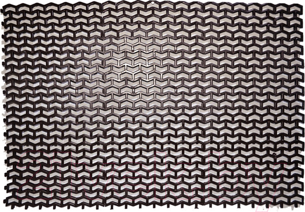 Изображение товара Коврик грязезащитный Пластизделие Пила мини 61х43 (коричневый)