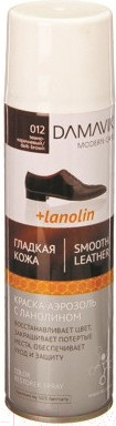 Изображение товара Краска для обуви Damavik Для гладкой кожи / 9002-012 (250мл, темно-коричневый)