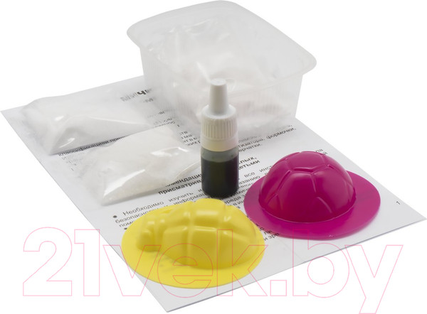 Изображение товара Набор для опытов Lori Химические опыты. Бомбочка-шипучка Боевой настрой / Оп-067