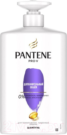 Изображение товара Шампунь для волос PANTENE PRO-V дополнительный объем (900мл)