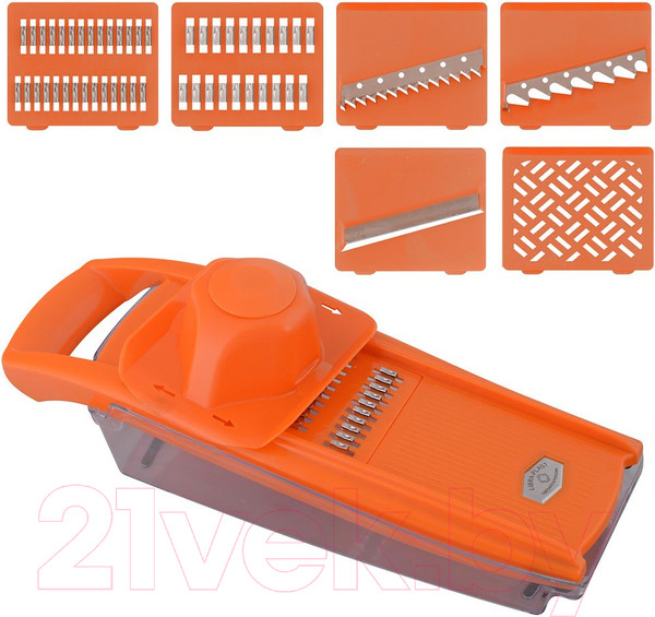 Изображение товара Терка кухонная Мультидом МТ76-114 (6 насадок)