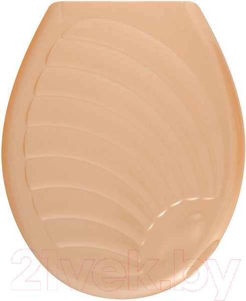 Изображение товара Сиденье для унитаза Мультидом Ракушка / СБ72-91 (бежевый)