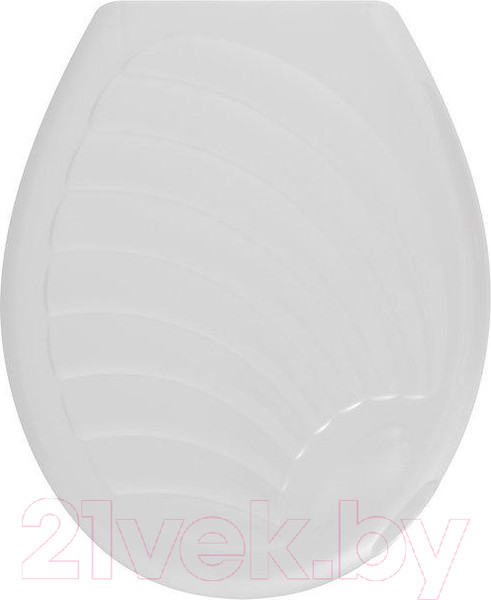 Изображение товара Сиденье для унитаза Мультидом Ракушка / СУ72-90 (белый)