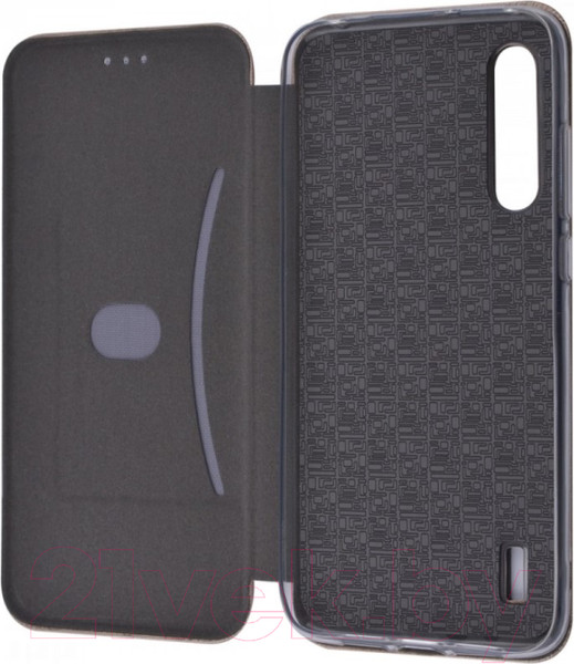 Изображение товара Чехол-книжка Case Magnetic Flip для Mi A3 Lite / Mi CC9 / Mi 9 Lite (золотой)