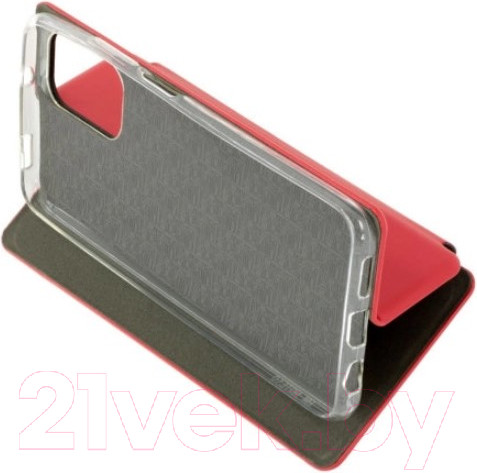 Изображение товара Чехол-книжка Case Magnetic Flip для Redmi Note 10 4G / Redmi Note 10S (красный)