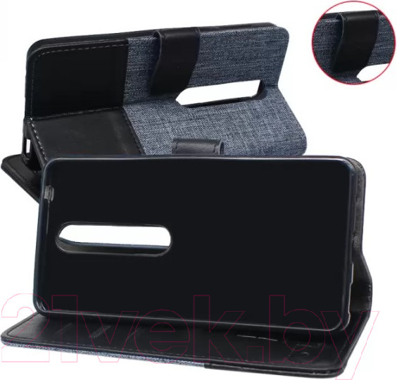 Изображение товара Чехол-книжка Case Muxma для Nokia 6 2018 (черный)