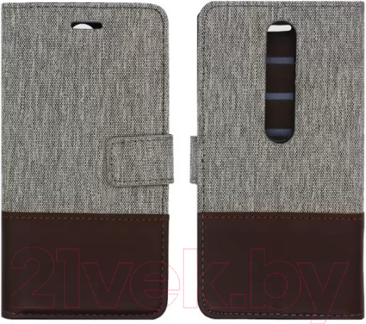 Изображение товара Чехол-книжка Case Muxma для Nokia 6 2018 (серый)