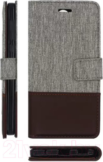 Изображение товара Чехол-книжка Case Muxma для Nokia 6 2018 (серый)