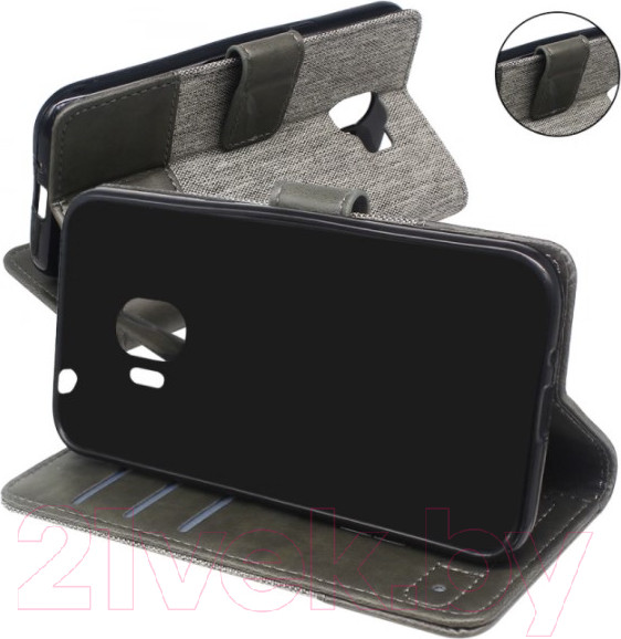 Изображение товара Чехол-книжка Case Muxma для Galaxy J2 Pro (черный)
