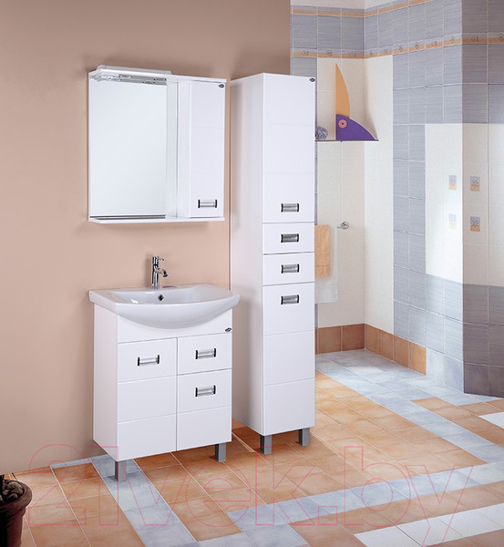 Изображение товара Тумба с умывальником Onika Балтика 60.12 (106041 + 1WH110246)