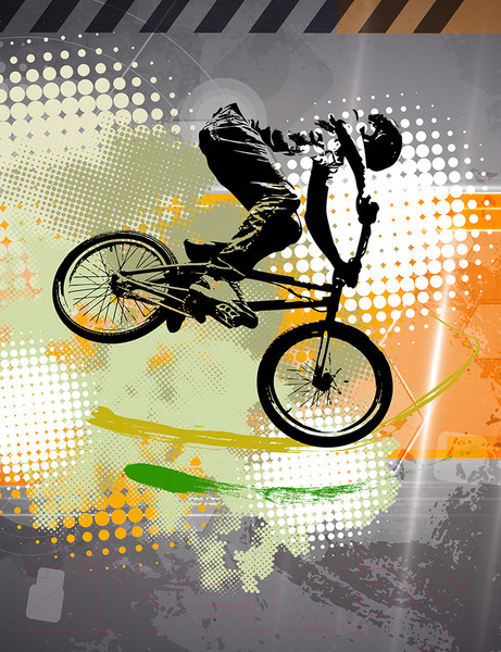 Изображение товара Фотообои листовые Citydecor Байк Трэвел (200x260)