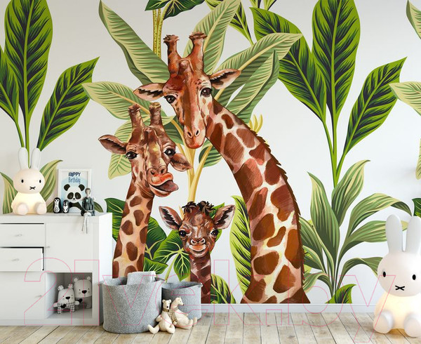 Изображение товара Фотообои листовые Citydecor Веселая семейка (200x260)