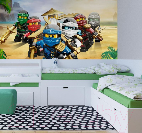 Изображение товара Фотообои листовые Citydecor Ниндзяго Навстречу приключениям 7 (300x150)