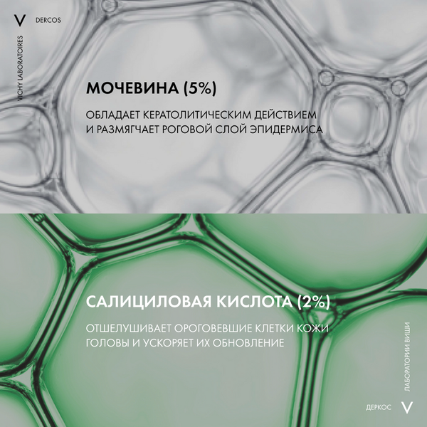 Изображение товара Шампунь для волос Vichy Dercos PSOlution Кераторегулирующий  (200мл)