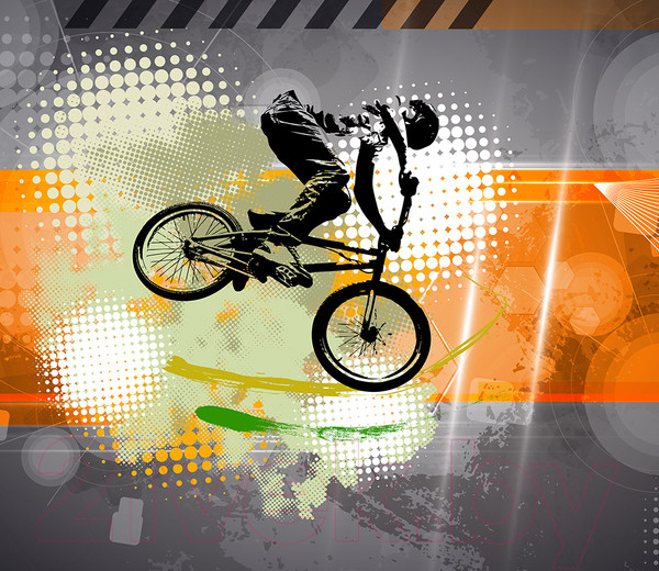 Изображение товара Фотообои листовые Citydecor Байк Трэвел (300x260)