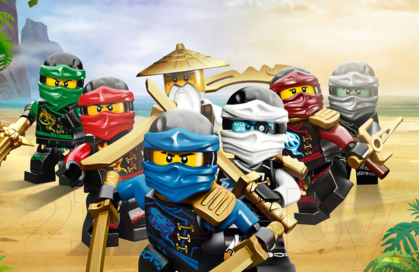 Изображение товара Фотообои листовые Citydecor Ниндзяго Навстречу приключениям 7 (400x260)