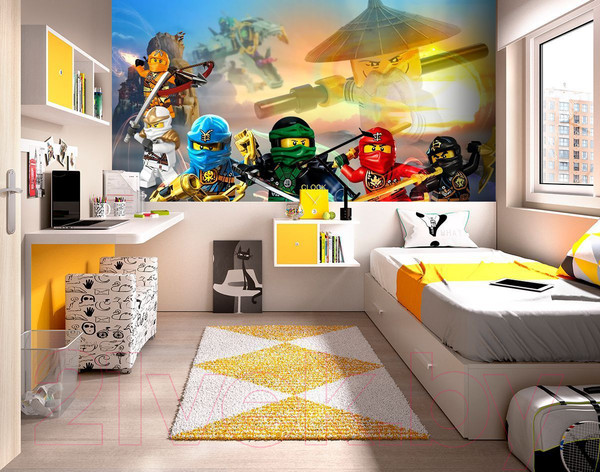 Изображение товара Фотообои листовые Citydecor Ниндзяго Навстречу приключениям 10 (400x260)