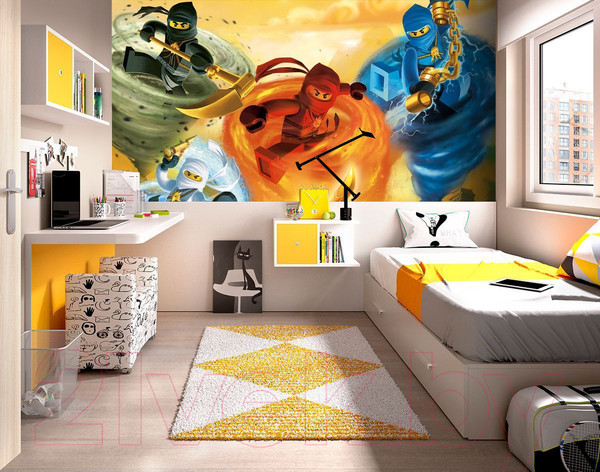 Изображение товара Фотообои листовые Citydecor Ниндзяго Навстречу приключениям 11 (400x260)