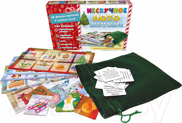 Изображение товара Развивающая игра Нескучные игры Новогоднее 8428 / 45