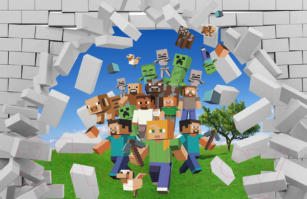 Изображение товара Фотообои листовые Citydecor Майнкрафт (400x260)