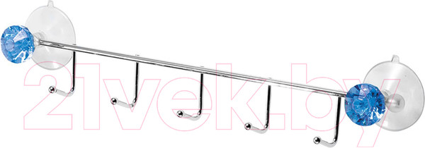 Изображение товара Крючок для ванной Рыжий кот Бриллиант W2024E / 311459 (синий)