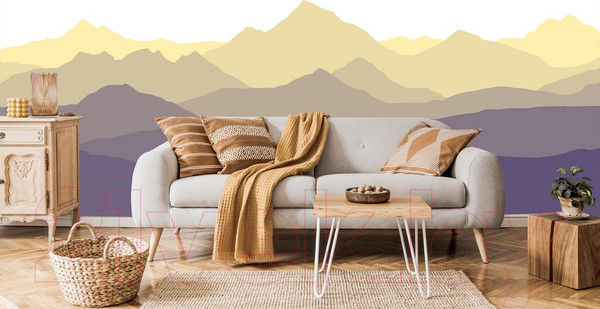 Изображение товара Фотообои листовые Citydecor Горные вершины (500x260)
