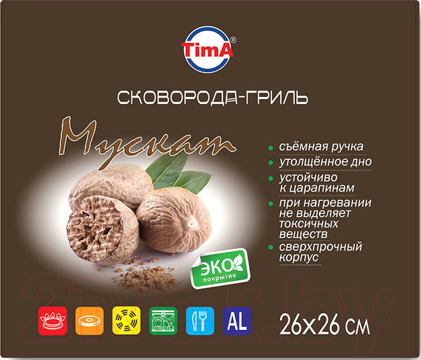 Изображение товара Сковорода-гриль TimA Паприка 28149П